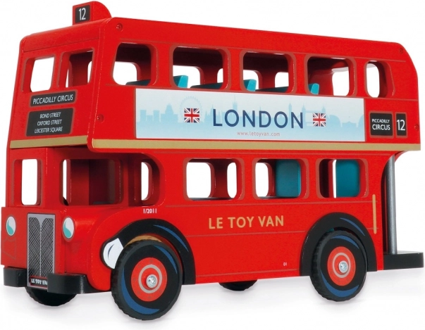 Autobus a due piani in legno Le Toy Van London