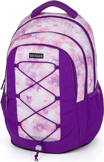 Zaino per studenti OXY Touch Watercolor viola-rosa 25 l