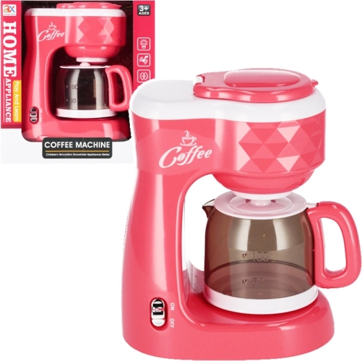 Macchina da caffè rosa per bambini