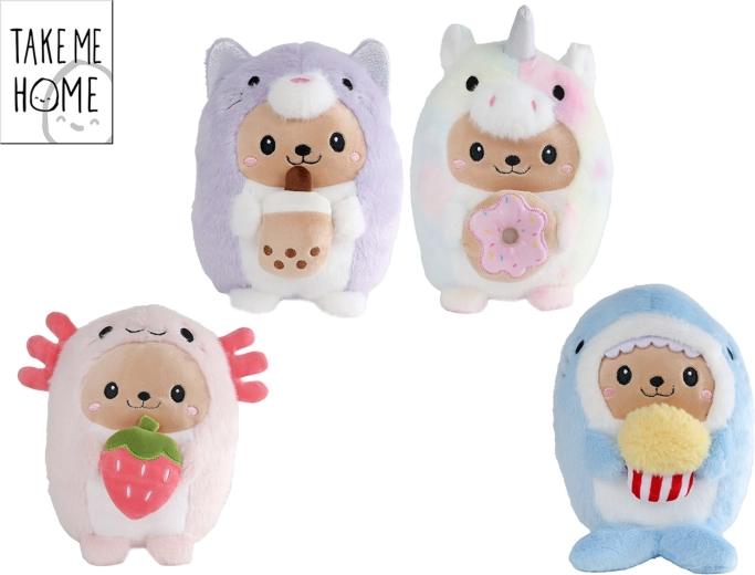 Pupazzo kawaii in peluche con tema cibo 23 cm Take Me Home