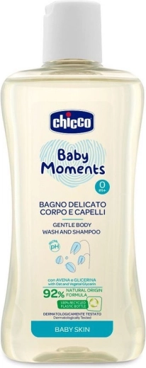 Chicco Baby Moments gel doccia 2in1 per capelli e corpo 200 ml
