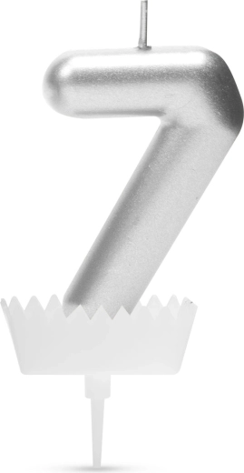 Candela per torta numero 7