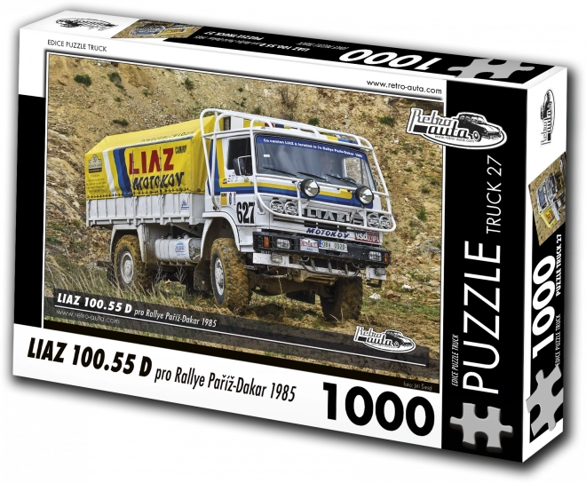 Puzzle RETRO-AUTA LIAZ 100.55 D Rallye Parigi–Dakar 1000 pezzi