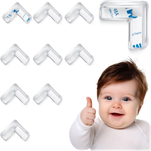 Paraspigoli trasparenti RICOKIDS, 10 pz