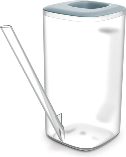 Annaffiatoio Tubi 1,6 l – trasparente/grigio chiaro