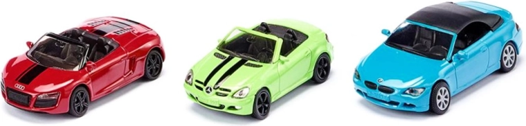 SIKU Super set di cabriolet 3 pz