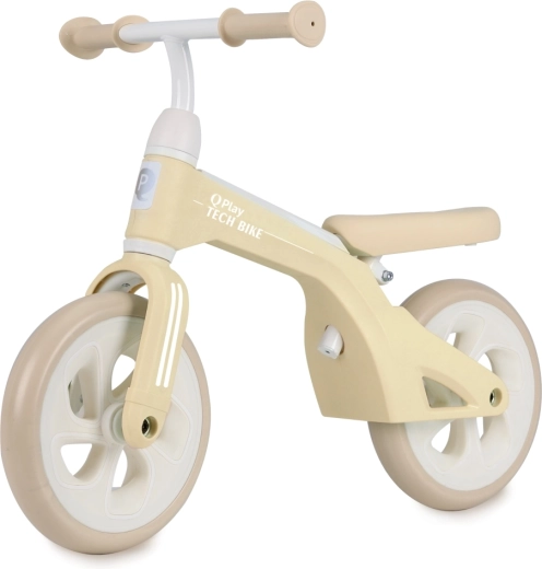 Bici senza pedali per bambini Qplay Tech color crema