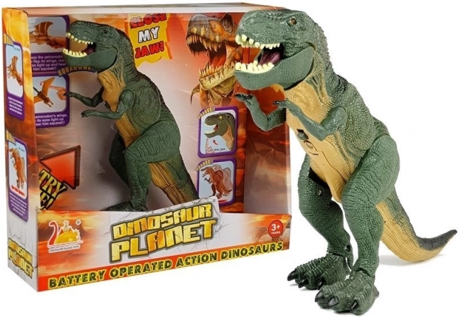 Dinosauro interattivo a batteria Tyrannosaurus Rex che cammina