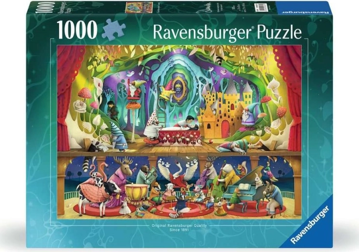 RAVENSBURGER Puzzle Biancaneve e i sette nani 1000 pezzi