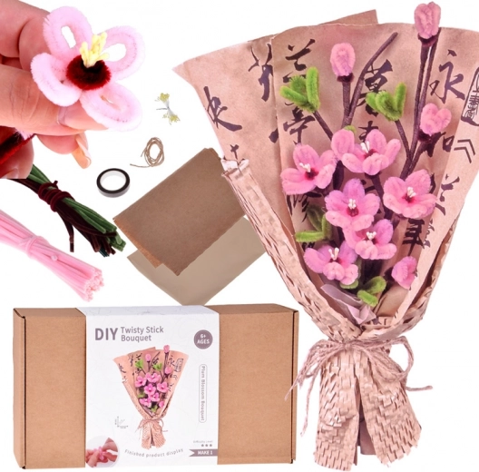 Set creativo fai-da-te – bouquet di tessuto SAKURA (ciliegio giapponese)