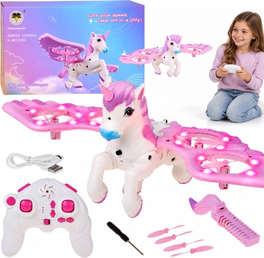 Unicorno volante Pegaso radiocomandato