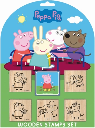 Set di timbri con Peppa Pig