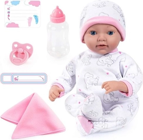Bayer bambola reborn 38 cm con accessori