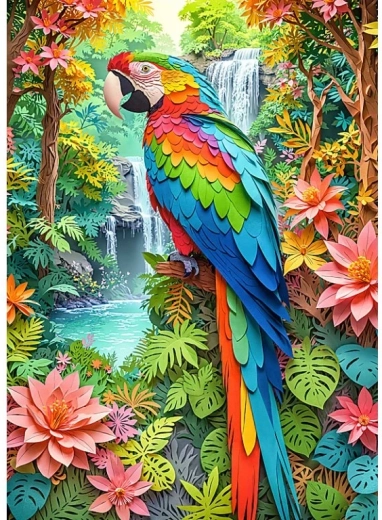 Cherry Pazzi puzzle Specchio di colori 1000 pezzi