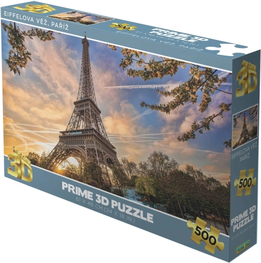 Puzzle 3D Prime Torre Eiffel a Parigi olografico 500 pezzi 61 × 46 cm