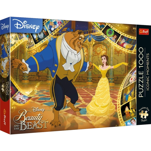 Puzzle TREFL Premium Plus momenti iconici: La bella e la bestia 1000 pezzi