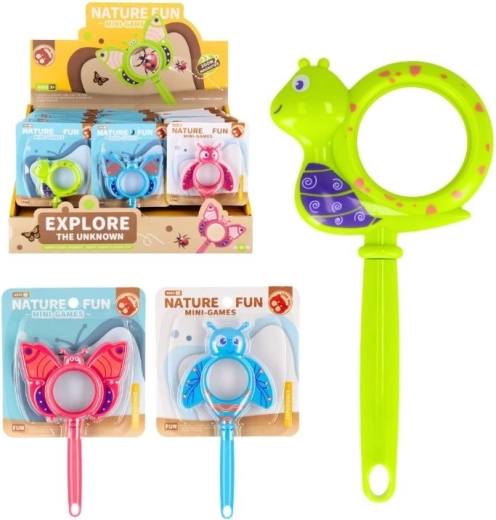 Lente d'ingrandimento per bambini con animaletto - 1 pezzo