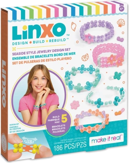 Set creativo di gioielli Linxo – braccialetti colorati per bambini