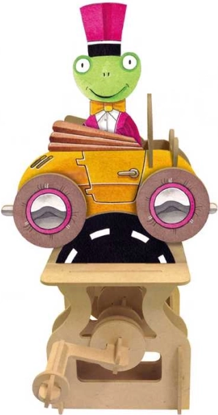 ARToy kit di modello automobilistico in movimento intorno al mondo