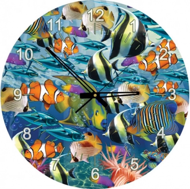 Puzzle orologio Mondo dei pesci marini 570 pezzi