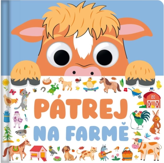 Libretto Cerca nella fattoria con occhi mobili 20 × 20 cm