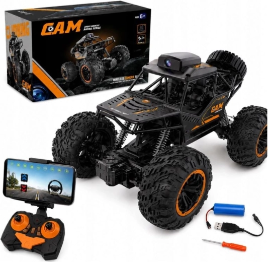 Auto RC fuoristrada con telecamera