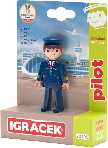 Efko Igráček pilota – figurina con accessori