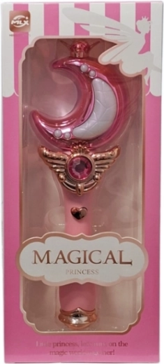 Bacchetta magica da principessa con luce e suoni