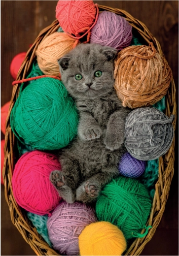 Puzzle gattino peloso 500 pezzi CLEMENTONI