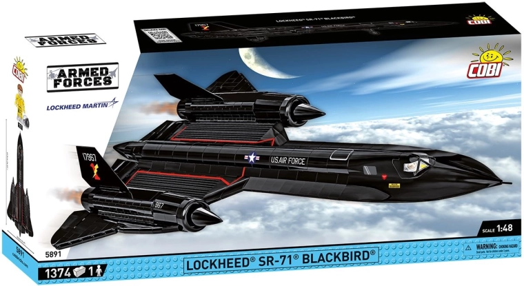 Cobi Armed Forces Lockheed SR-71 Blackbird set di costruzione 1:48
