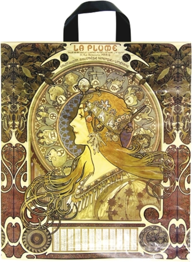 Borsa per la spesa A. Mucha 41 × 46 cm