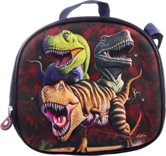 Borsa a tracolla con motivo dinosauro con effetto luminoso