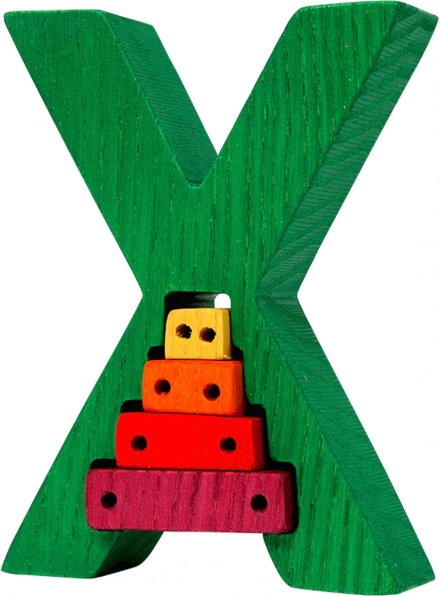 Puzzle ad incastro Fauna Alfabeto lettera X xilofono