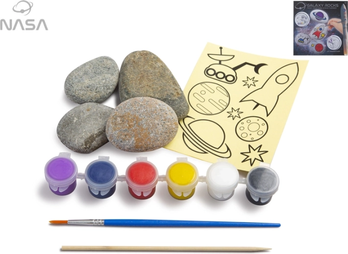 Set creativo NASA per dipingere sassi – pianeti