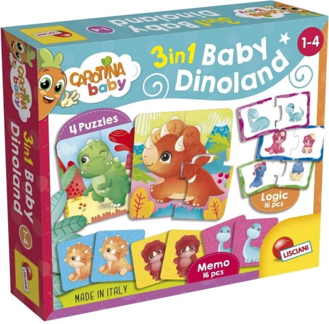 Carotina Baby Dinoland per bambini