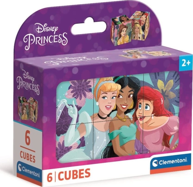 Cubi illustrati Disney Principesse – 6 cubi