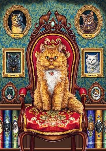 Trefl Puzzle Premium Plus Magic Collection: Kočkománie 1000 pezzi