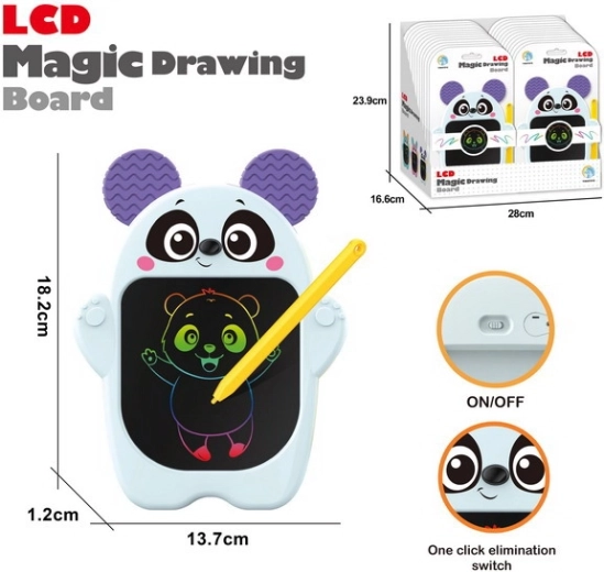 Tavoletta LCD da disegno a forma di panda 18,2 × 13,7 cm
