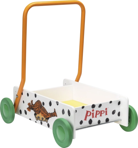 Girello e carrellino in legno per bambini Pippi Calzelunghe