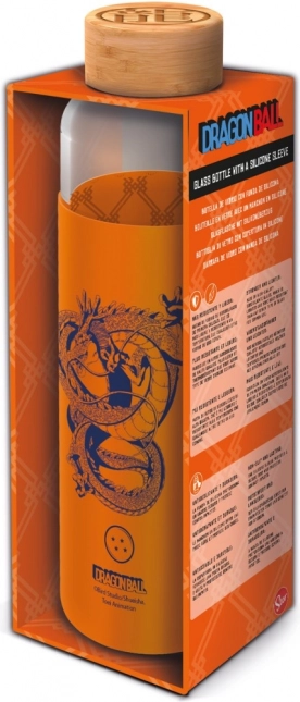 Bottiglia in vetro 585 ml con custodia in tessuto DRAGON BALL