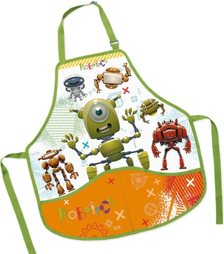 Grembiule da lavoro per bambini Robot 50 × 55 cm - 1 pezzo