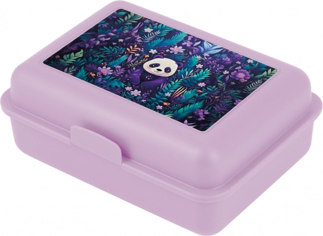 Porta pranzo con motivo giungla e panda