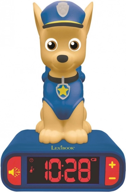 Sveglia per bambini Paw Patrol con luce notturna