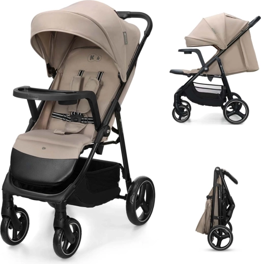 Passeggino sportivo Kinderkraft Trig 3 con vassoio stone beige