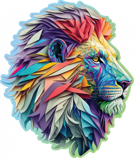 Puzzle in legno Leone moderno 250 pezzi WOODEN CITY