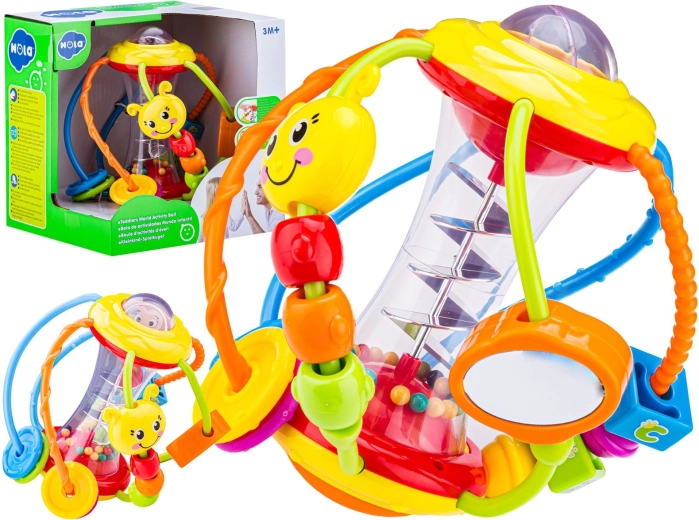Sonaglio educativo per neonati – arco colorato