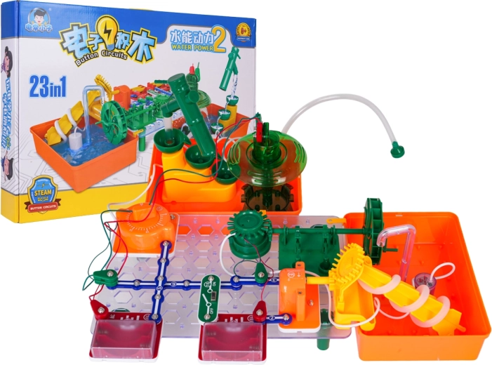 Kit educativo creativo STEAM – modelli ad acqua 101 pezzi