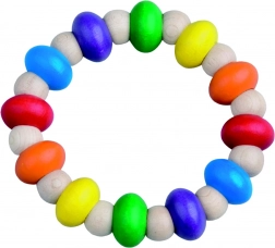 DETOA anello di legno flessibile 9 cm per bambini da 6 mesi