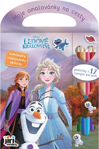 I miei album da colorare da viaggio Frozen