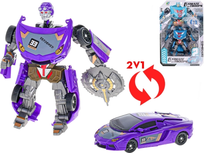 Auto trasformabile in robot 15–16 cm per bambini